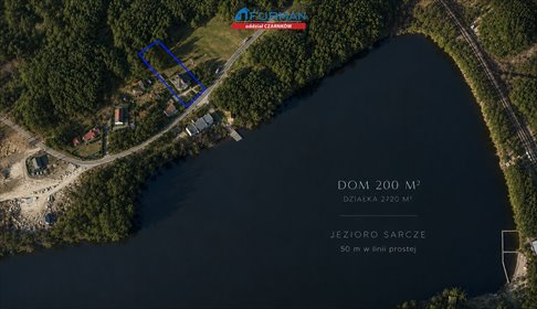 Do sprzedania nowoczesny dom 200 m² nad jeziorem Sarcze dom Trzcianka