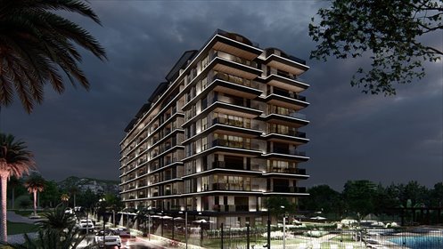 Luksusowy apartament z widokiem na morze i wodospad Düden mieszkanie Antalya, Güzeloba, Muratpaşa, Antalya