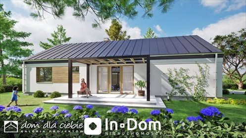 Nowoczesny dom 82 m² z tarasem i ogrodem zapraszam dom Gąbino