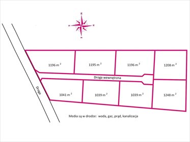 działka na sprzedaż 1039m2 działka Gniła, Chabrowa