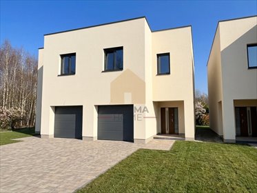 Nowoczesny bliźniak 104 m² z garażem i ogrodem w Ratyniu dom Wrocław, Ratyń