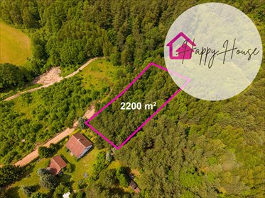 Działka 2200 m² w Ługwałdzie – las, spokój, gotowa do zagospodarowania działka Ługwałd