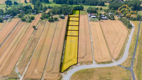 Sprzedam działkę budowlaną 802 m² z mediami w Niedrzwicy działka Niedrzwica Duża