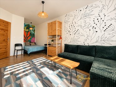 Polecam jasne 1-pokojowe mieszkanie 32,17 m² z pełnym wyposażeniem mieszkanie Wrocław, Krzyki, gen. Józefa Hallera