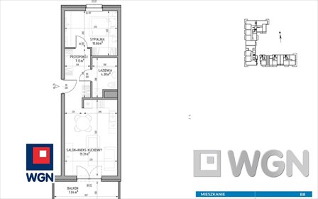 Nowoczesne 2-pokojowe mieszkanie z balkonem w Wrotkowie. mieszkanie Lublin, Wrotków, Wrotków