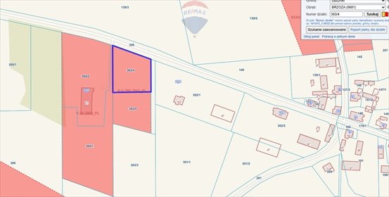 działka na sprzedaż 2962m2 działka Brzoza
