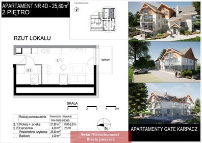 mieszkanie na sprzedaż 26m2 mieszkanie Miłków