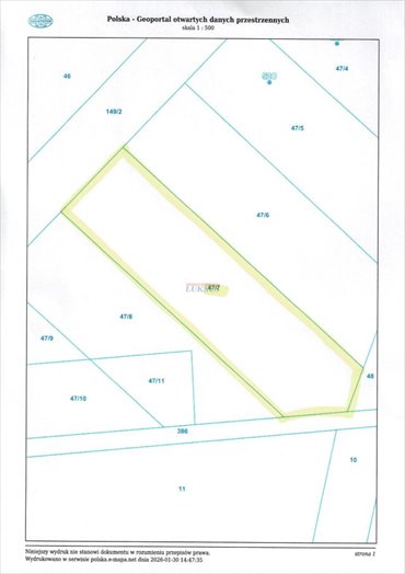działka na sprzedaż 1951m2 działka Klimki