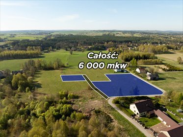 Przestronna działka 6000 m² z mediami i pięknymi widokami działka Domaniewice