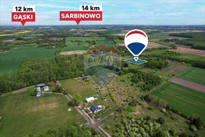 Działka 3007 m² w Smolne - spokojna okolica z dostępem do jeziora działka Smolne