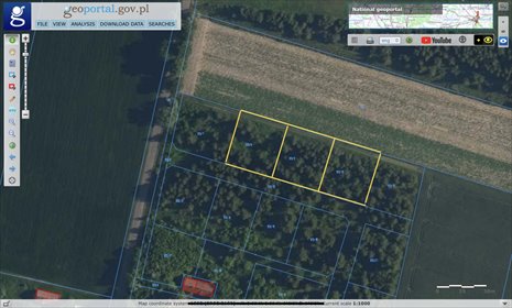 działka na sprzedaż 1000m2 działka Sobole