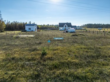 Działka 2989m2 z projektem domu i lasem w tle działka Grzybowo