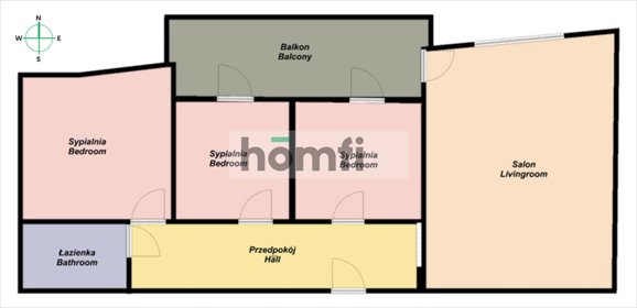 Przestronne 4-pokojowe mieszkanie z dużym balkonem i garażem mieszkanie Kiełczów, Południowa