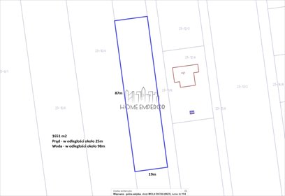 Działka pod dom jednorodzinny w Woli Duckiej, 1651 m² działka Wola Ducka