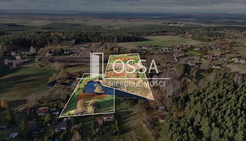 Działka budowlana 6125 m² z warunkami zabudowy w Parparach działka Parpary