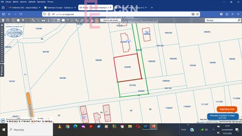 działka na sprzedaż 934m2 działka Zawada