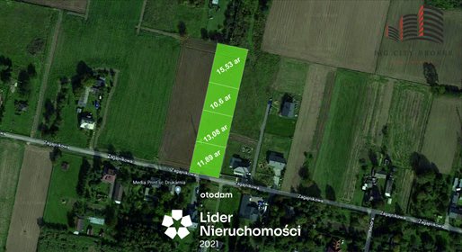 działka na sprzedaż 1065m2 działka Lublin, Zemborzyce, Zagajnikowa