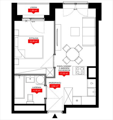 mieszkanie na sprzedaż 35m2 mieszkanie Kraków, Prądnik Biały, Nad Strugą