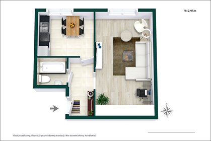 mieszkanie na sprzedaż 34m2 mieszkanie Warszawa, Mokotów, Antoniego Józefa Madalińskiego