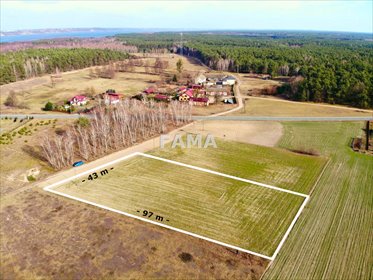 Działka 7835 m² z mediami i lasem w Kosinowie. działka Kosinowo