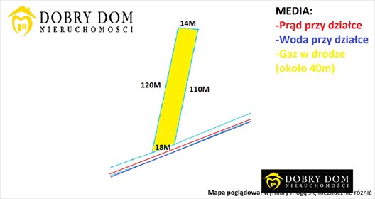 działka na sprzedaż 1660m2 działka Dobrzyniewo Duże