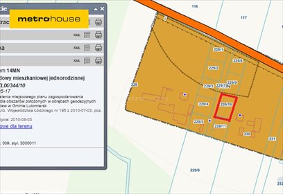 działka na sprzedaż 1198m2 działka Prusinowice