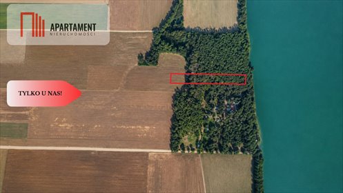Działka nad jeziorem z lasem i warunkami zabudowy działka Wiewiórczyn