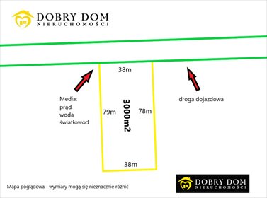 Działka 3000 m² z mediami i warunkami zabudowy - Bielsk Podlaski działka Bielsk Podlaski