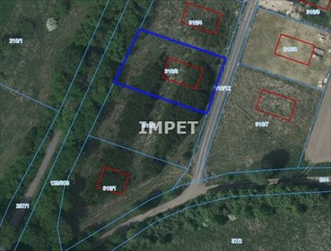 działka na sprzedaż 1091m2 działka Koźlice