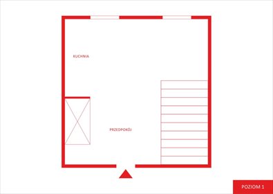 Dwupoziomowe mieszkanie 48,77 m² w Gdyni Wielki Kack mieszkanie Gdynia, Wielki Kack, Witosławy