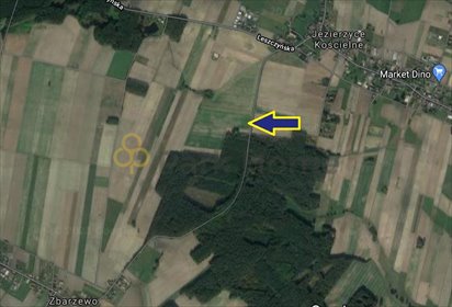 działka na sprzedaż 839m2 działka Jezierzyce Kościelne