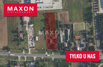 Działka inwestycyjna przy DK92 z własnym zjazdem. działka Błonie-Wieś