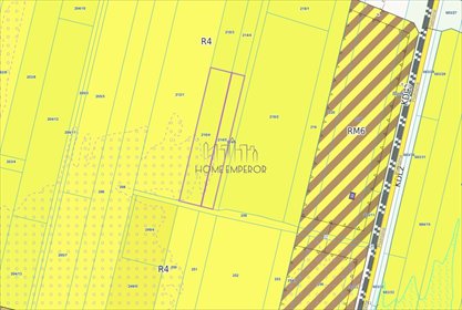 Działka rolna 2384 m² (brak zabudowy) w Dziekanowie Nowym działka Dziekanów Nowy, Podróżna