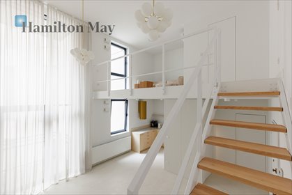 Dwupoziomowy apartament z antresolą i balkonem w Warszawie polecam mieszkanie Warszawa, Praga-Północ, Targowa