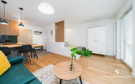 Przestronne 39 m² mieszkanie z balkonem w Krakowie mieszkanie Kraków, Podgórze, Kącik