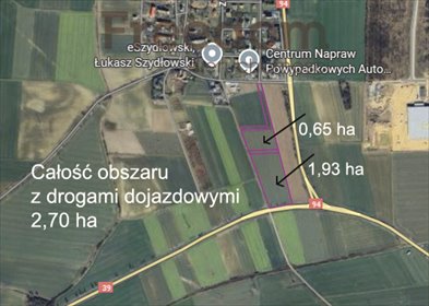 działka na sprzedaż 27000m2 działka Zielęcice