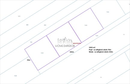 Działka 3303 m² pod dom w Moczydłowie - polecam działka Moczydłów