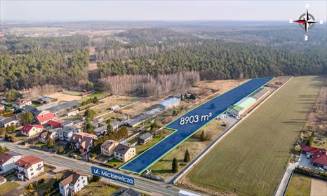 Działka przemysłowo-handlowa na sprzedaż Wręczyca Wielka, Adama Mickiewicza 8 903m2 Foto 3