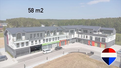 Nowoczesny lokal 58 m2 z parkingiem i udogodnieniami lokal użytkowy Kartuski, Błękitnej Armii