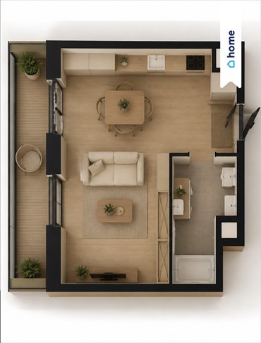Nowoczesne 29 m² w Katowicach - zapraszam mieszkanie Katowice, ks. Piotra Skargi