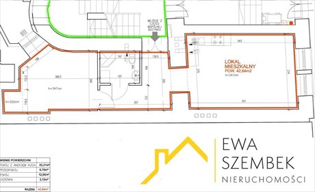 Kawalerka w kamienicy z windą, stan deweloperski mieszkanie Kraków, Stare Miasto, Stare Miasto