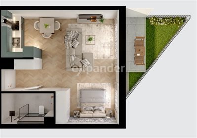 mieszkanie na sprzedaż 40m2 mieszkanie Gdańsk, Jasień, Wojciecha Kiedrowskiego