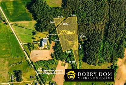 Działka 27 730 m² z domem i lasem - zapraszam działka Krynice