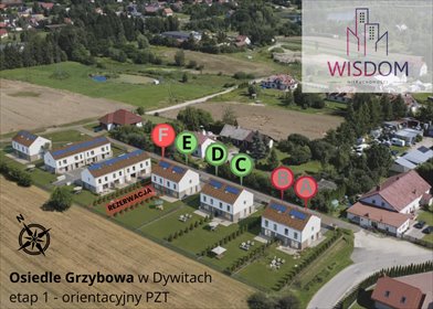 Nowoczesny bliźniak z pompą ciepła i panelami fotowoltaicznymi dom Dywity