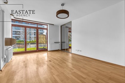 Przestronne 2-pokojowe z dużym ogródkiem w Wilanowie mieszkanie Warszawa, Wilanów, Sarmacka