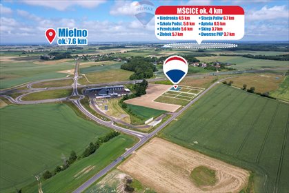 działka na sprzedaż 1000m2 działka Dobre