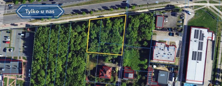 działka na sprzedaż 1897m2 działka Częstochowa, Parkitka, gen. Leopolda Okulickiego