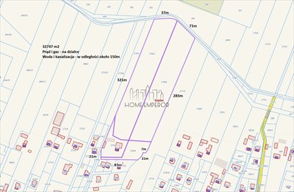Zapraszam do zakupu działki 32 747 m² w Majdanie z mediami na miejscu działka Majdan, Racławicka