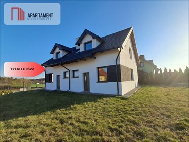 Nowoczesny bliźniak 90 m² z dużym potencjałem aranżacji dom Morzeszczyn