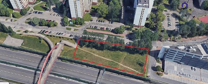 Działka 2800 m2 do wynajęcia w centrum Katowic działka Katowice, Śródmieście, Paderewskiego, Sowińskiego